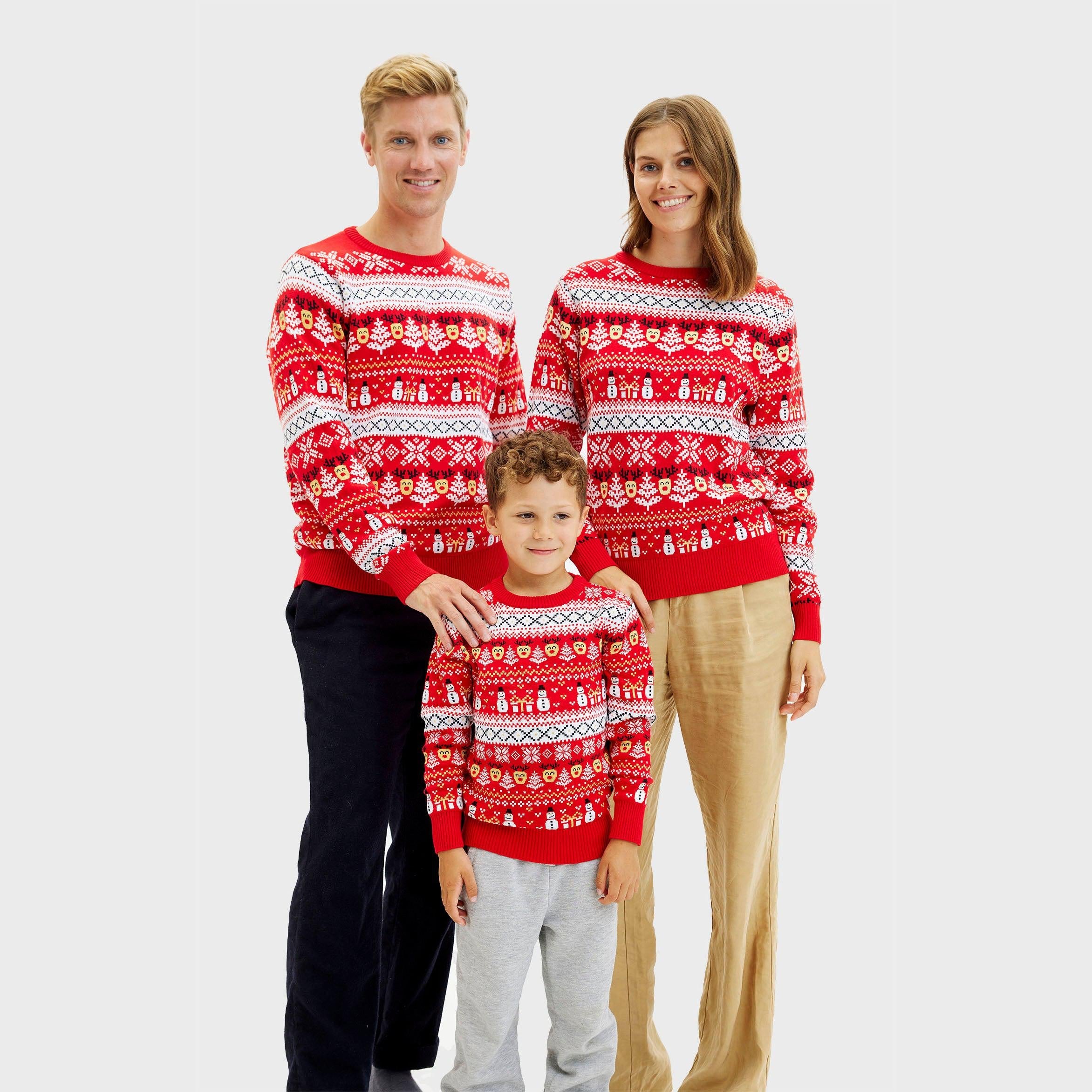The Reinstyle Christmas Sweater Red β Men